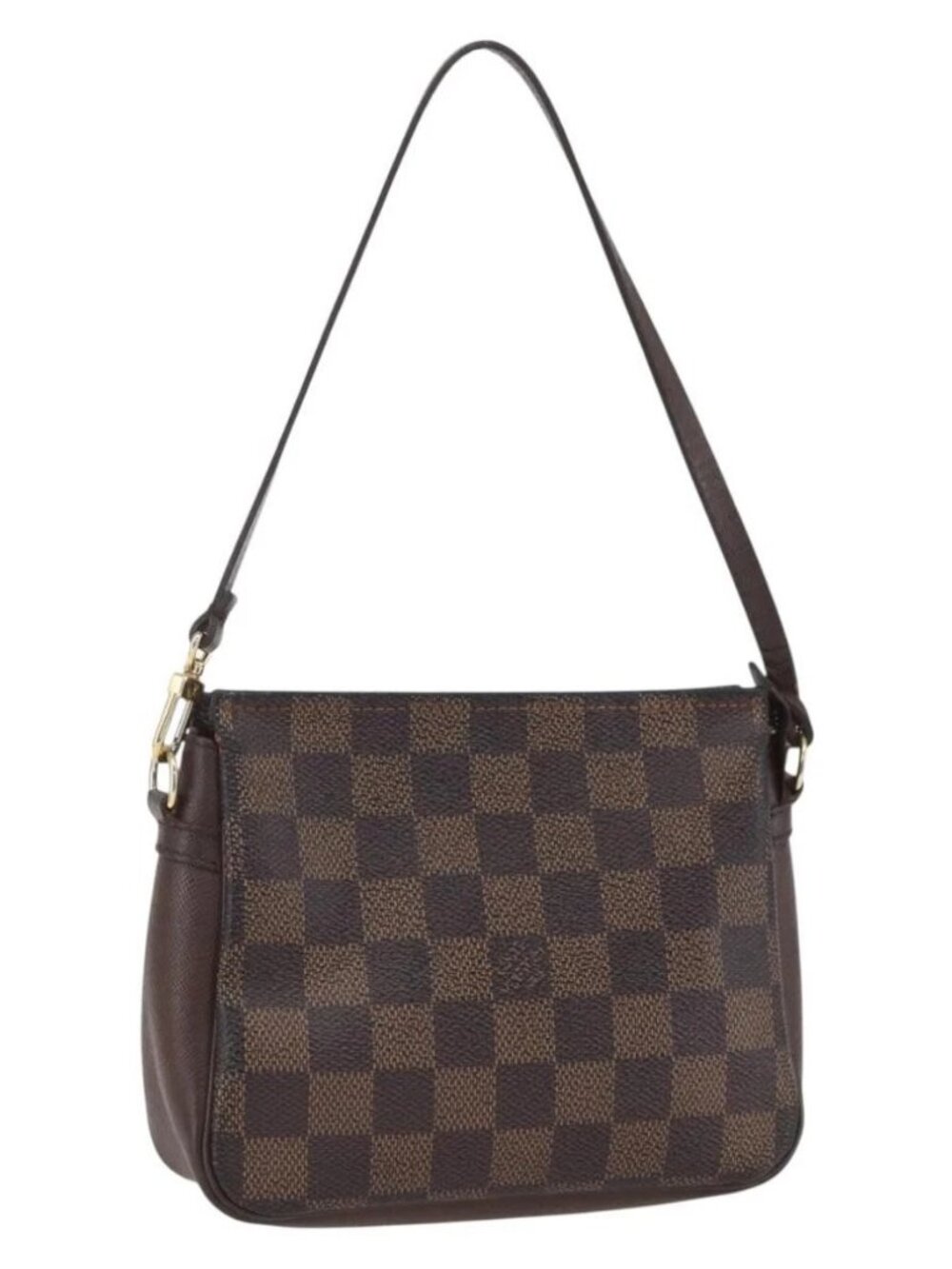 LOUIS VUITTON Damier Ebene Trousse Makeup Pouch N51982 LV Auth 159468 - Picture 2 of 16